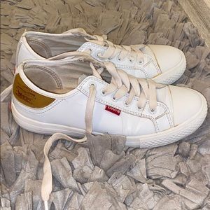 White Levi Shoes